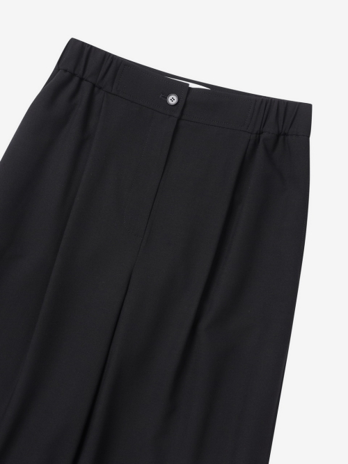 WIDE LONG TROUSER_BLACK