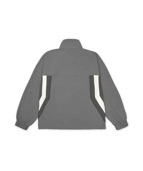 Ветровка ретро колор-блок - Dark Gray / 950407-02