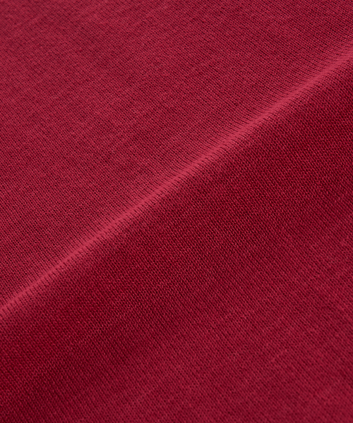 Henleyneck Cotton Knit RED