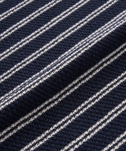 полоска хлопок Knit тёмно-синий