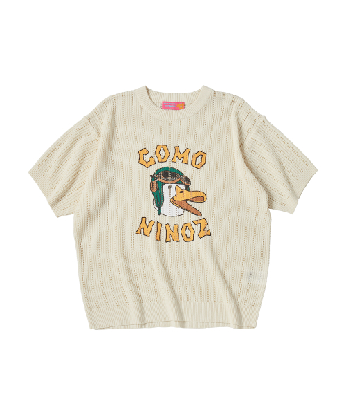 SUMMER GRAPHIC KNIT [IVORY]