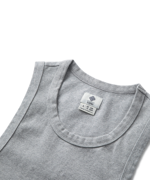 Uyon x ESFAI Sleeveless Melange Grey