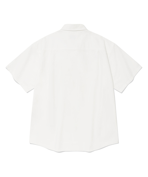 Оксфордская рубашка с нашивкой White