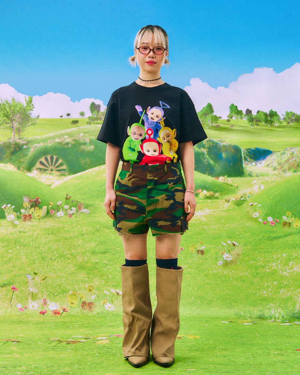 Tシャツ・カットソー LAUGHER Teletubbies Garden Toby T-Shirt Black TE22 MUSINSA公式 | LAUGHER [Teletubbies] Classic T-Shirt - Black