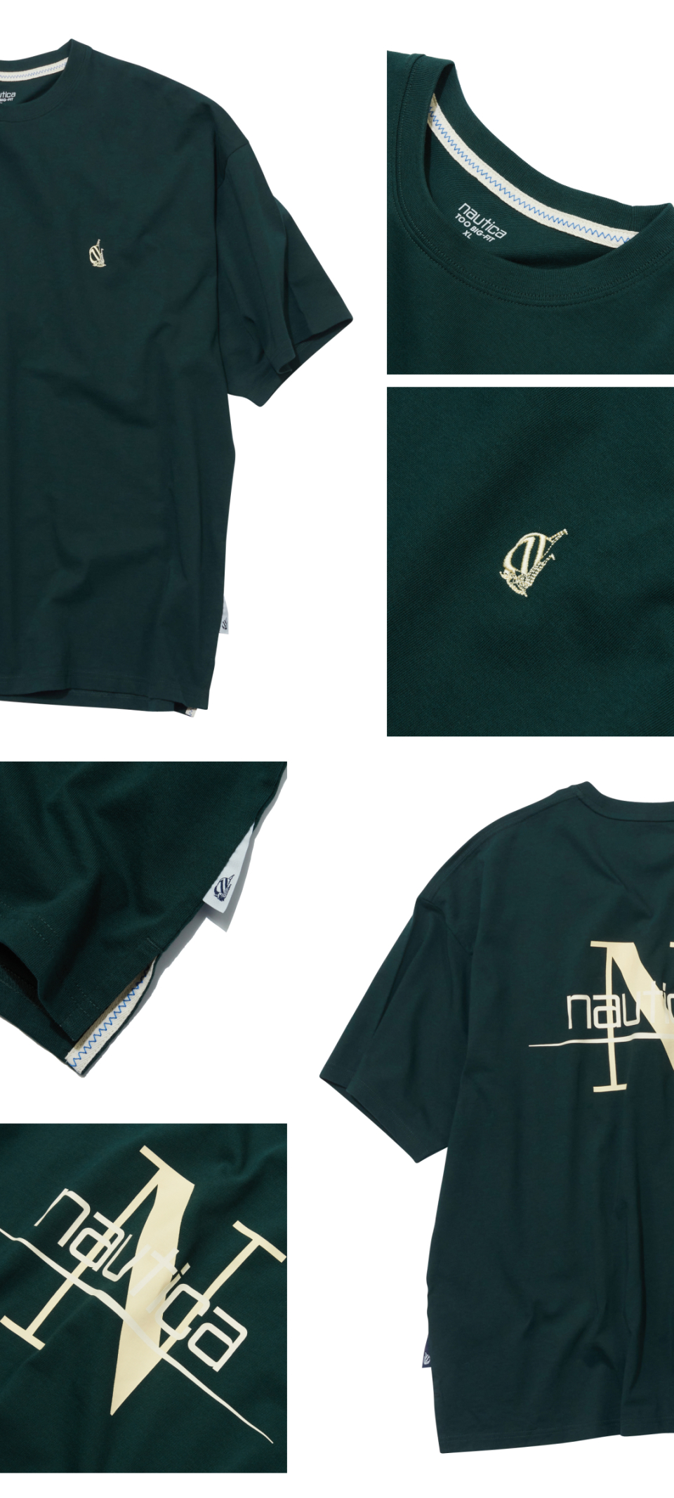 ☆ NAUTICA ☆HORIZON N LOGO TEE 366 노티카 NAUTICA NTS3663WHZ