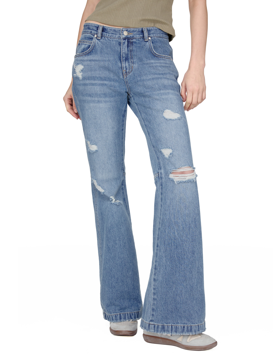 ★25SS新作★SUNBURNPROJECT★Distroyed Boots Cut Denim Pants MUSINSA | SUNBURN PROJECT Distroyed Boots Cut Denim Pants
