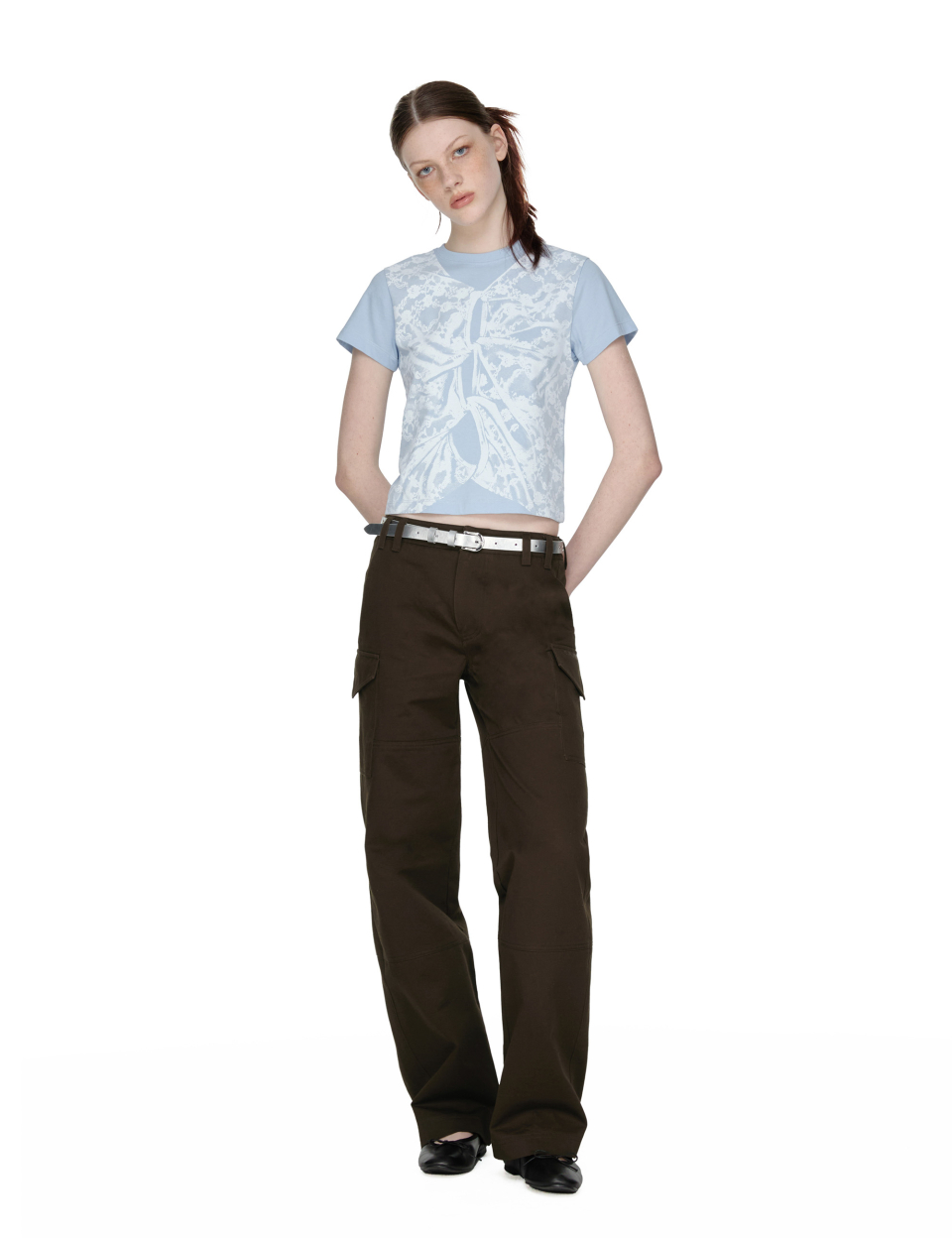 ★25SS新作★SUNBURNPROJECT★Low-rise Cargo Pants MUSINSA | SUNBURN PROJECT Low-rise Cargo Pants, BROWN
