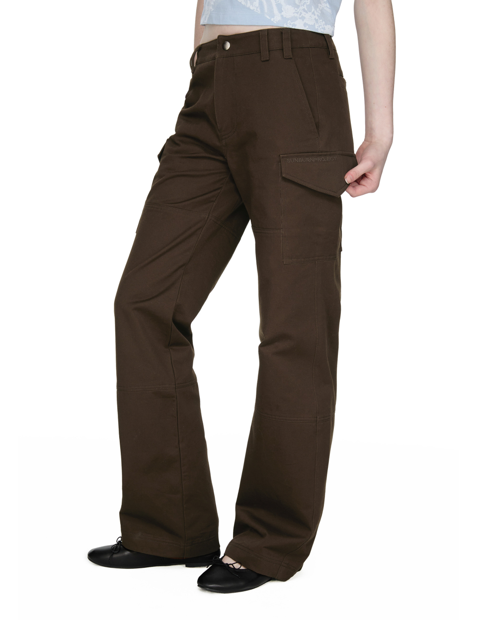 ★25SS新作★SUNBURNPROJECT★Low-rise Cargo Pants MUSINSA | SUNBURN PROJECT Low-rise Cargo Pants, BROWN