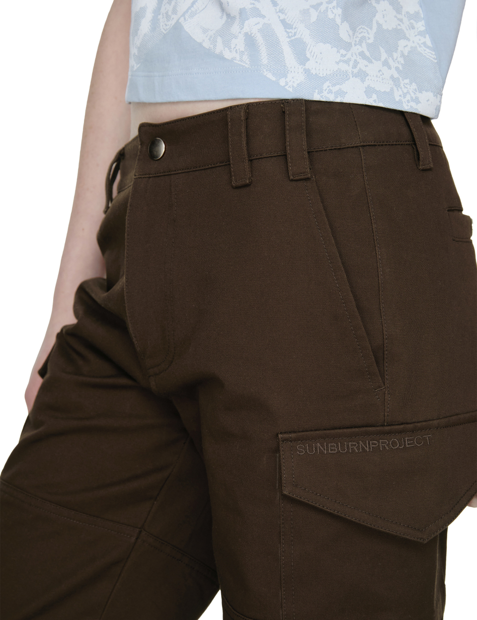 ★25SS新作★SUNBURNPROJECT★Low-rise Cargo Pants MUSINSA | SUNBURN PROJECT Low-rise Cargo Pants, BROWN