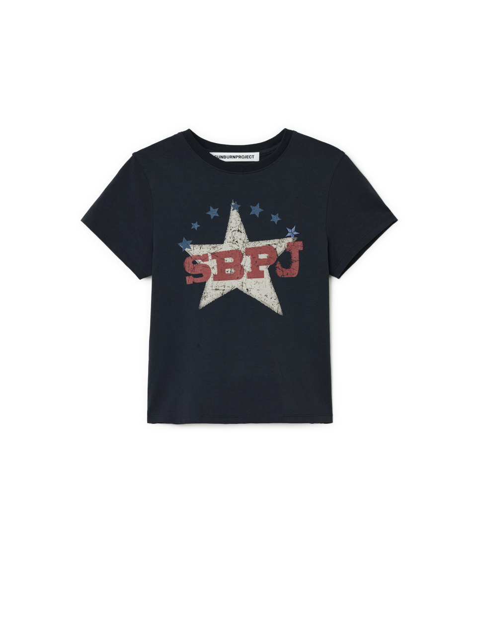 썬번프로젝트(SUNBURNPROJECT) SBPJ T-shirt, NAVY - 사이즈