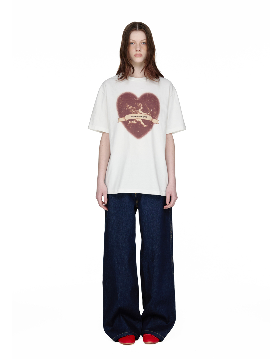 【sunburnproject】 Cupid Overfit T-shirt ★送料・関税込★ MUSINSA | SUNBURN PROJECT Cupid Overfit T-shirt, WHITE