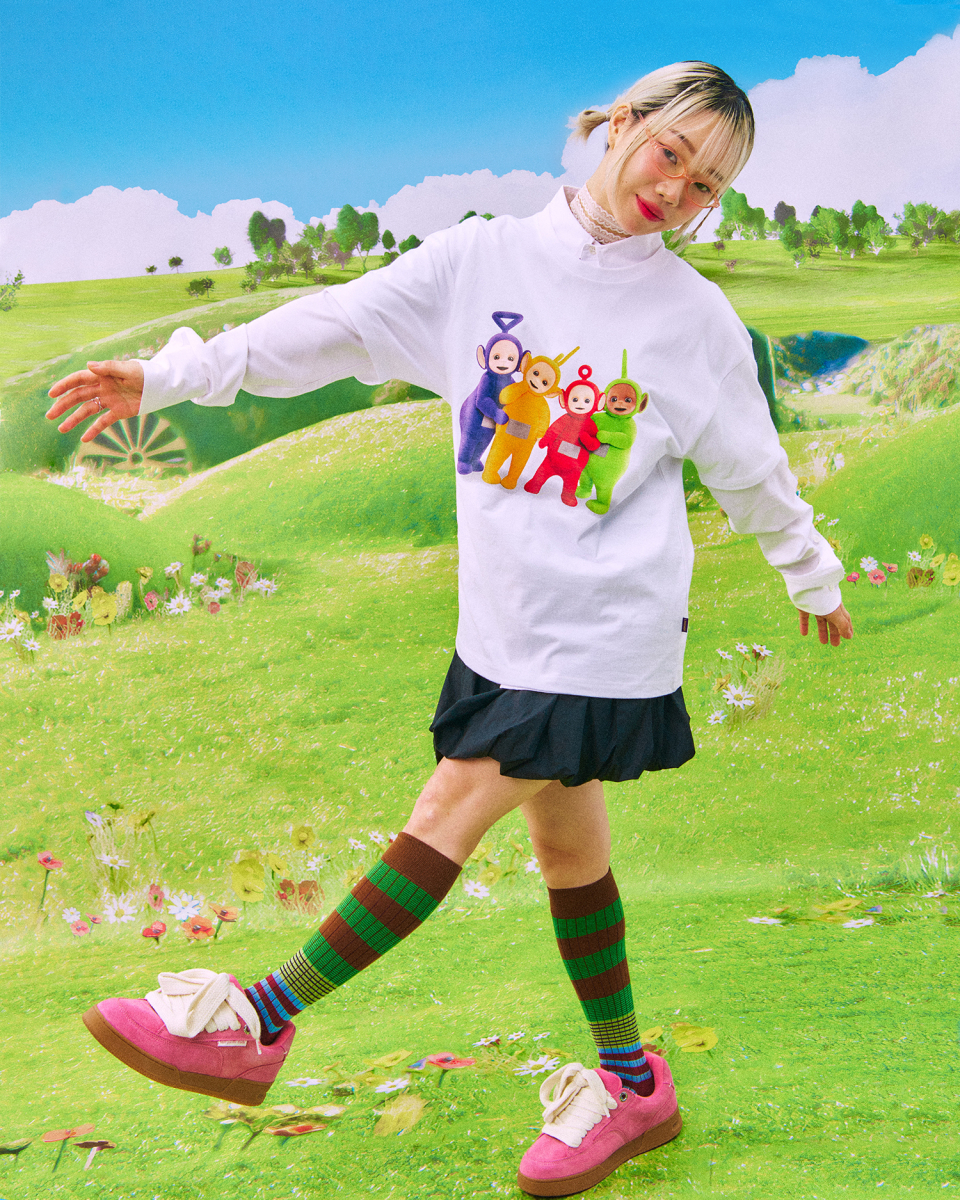 Tシャツ・カットソー LAUGHER Teletubbies Garden Toby T-Shirt White TE23 MUSINSA | LAUGHER [Teletubbies] Playground T-Shirt - White