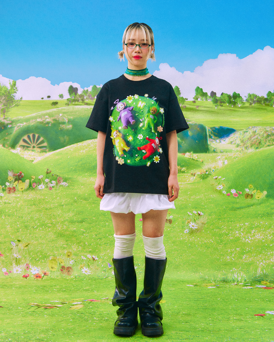 MUSINSA | LAUGHER [Teletubbies] Garden Teletubbies T-Shirt