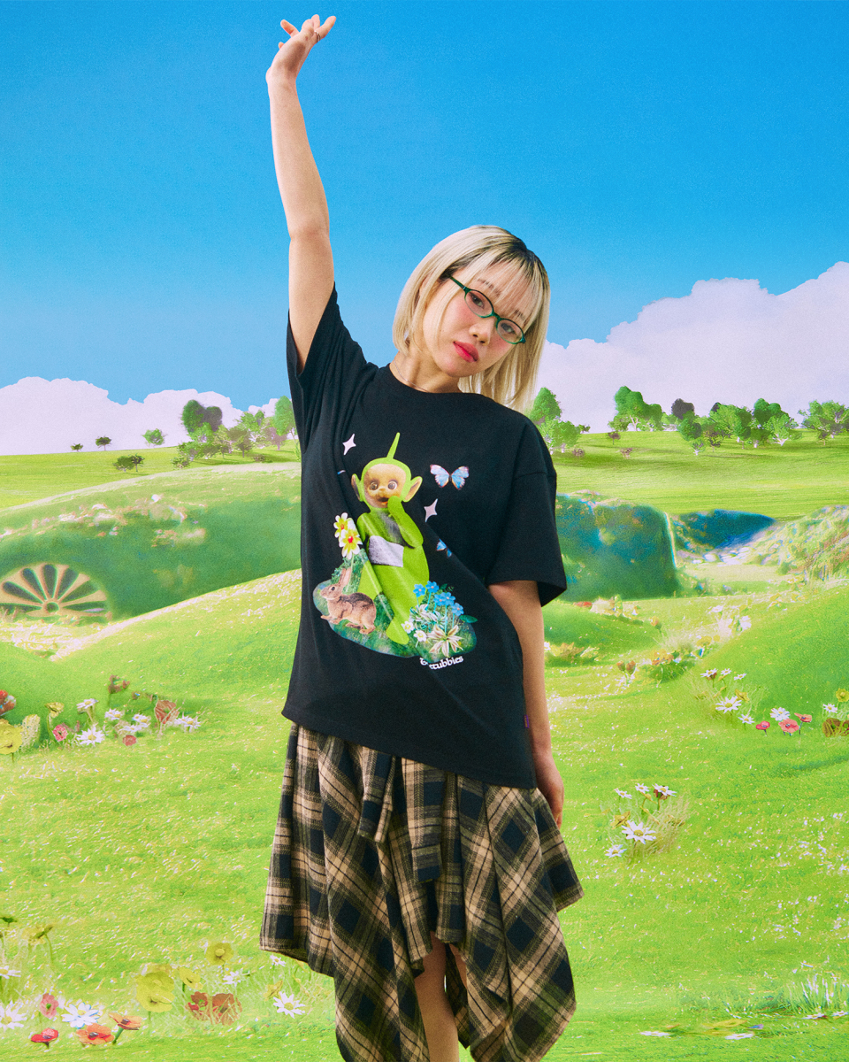 Tシャツ・カットソー LAUGHER Teletubbies Garden Toby T-Shirt White TE23 MUSINSA | LAUGHER [Teletubbies] Playground T-Shirt - White
