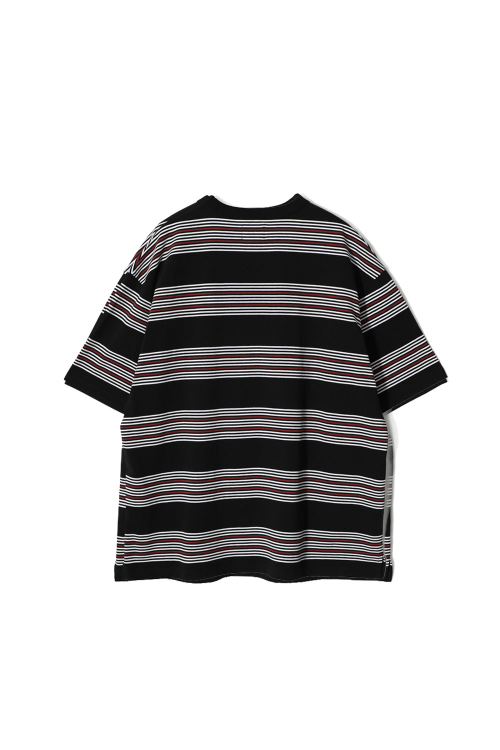 Powell Short Multi полоска T-shirt Brick
