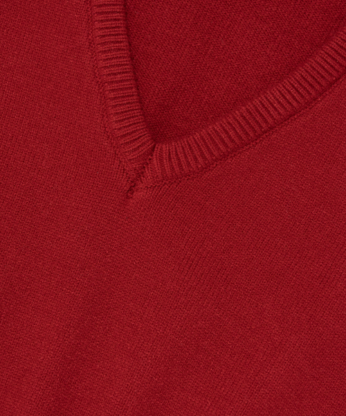 Базовый жилет с V-вырезом (Red)