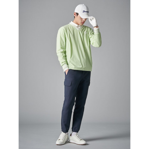 Мужской анорак из рипстопа с V-вырезом Light Green