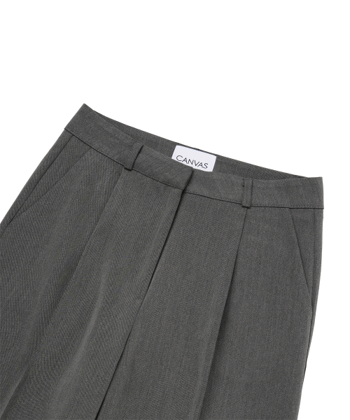 Прямые брюки из канваса_Grey
