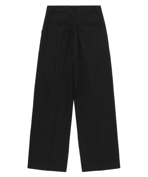 Прямые брюки из канваса Black
