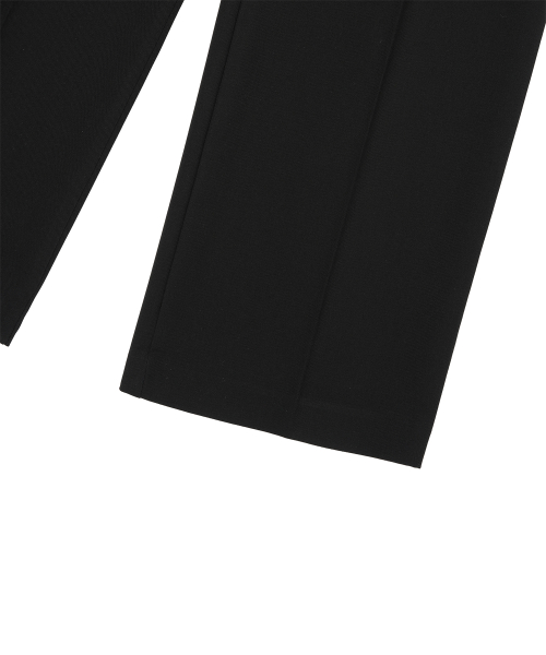 Прямые брюки из канваса Black
