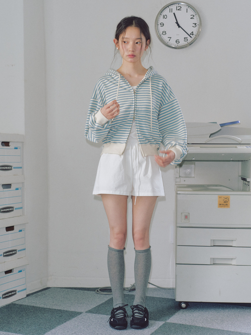 WIDS полоска 2WAY HOOD ZIP-UP SKY синий