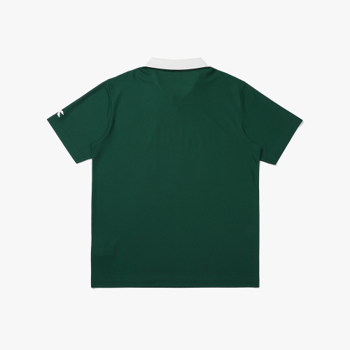 Теннисное поло с графикой GREEN