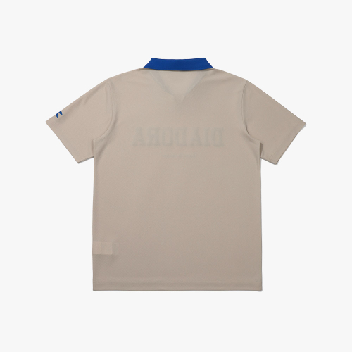 Теннисное поло с графикой BEIGE