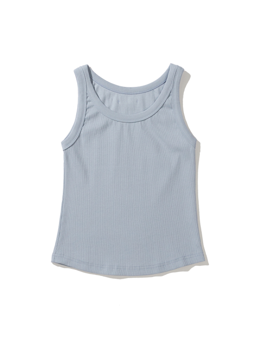 GLOW SLEEVELESS SKY синий