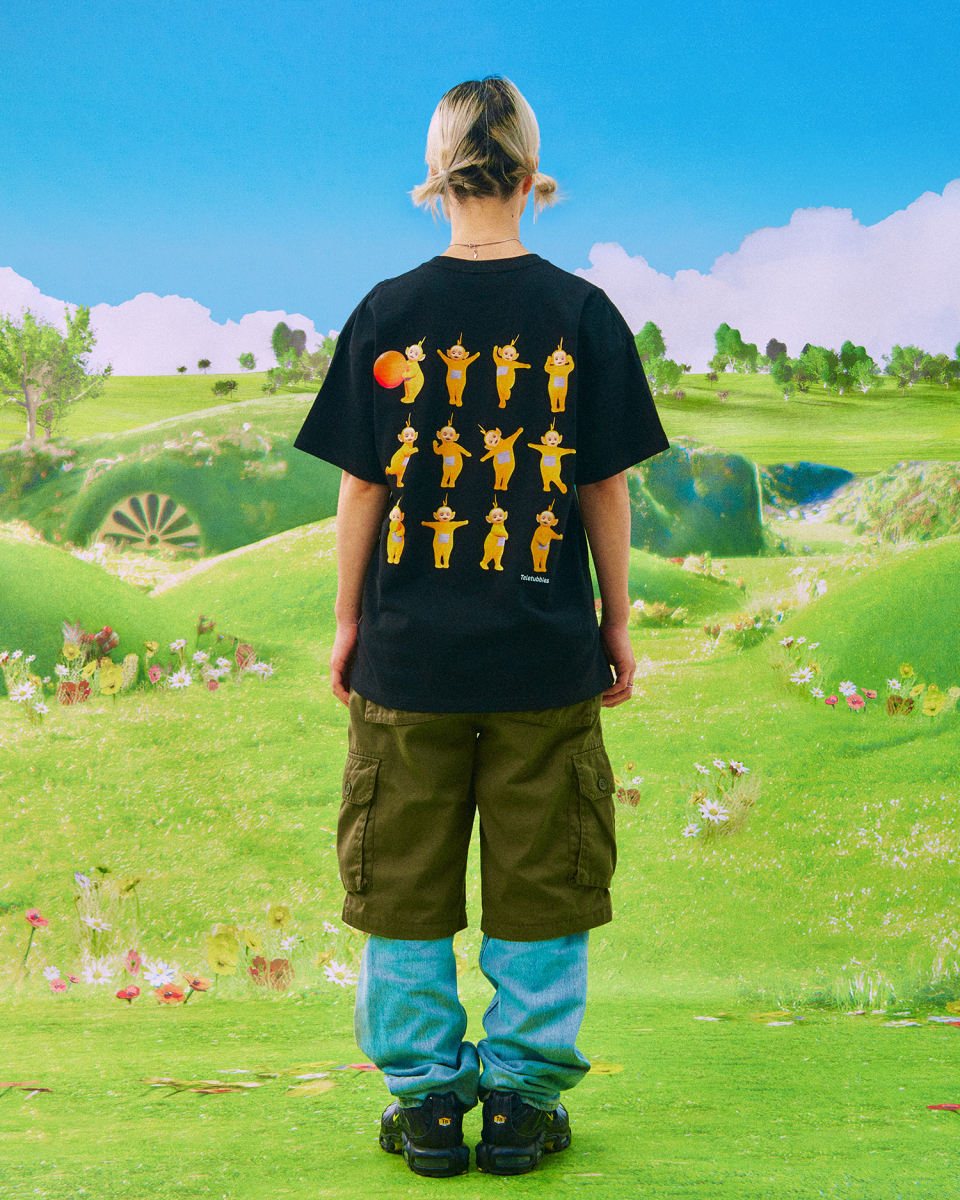 Tシャツ・カットソー LAUGHER Teletubbies Motion Nana T-Shirt Black TE32 MUSINSA公式 | LAUGHER [Teletubbies] Classic T-Shirt - Black