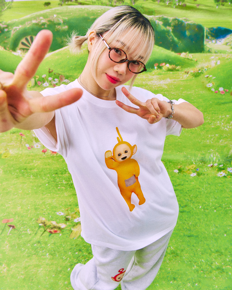 Tシャツ・カットソー LAUGHER Teletubbies Motion Nana T-Shirt White TE33 MUSINSA | LAUGHER [Teletubbies] Motion Nana T-shirt - White