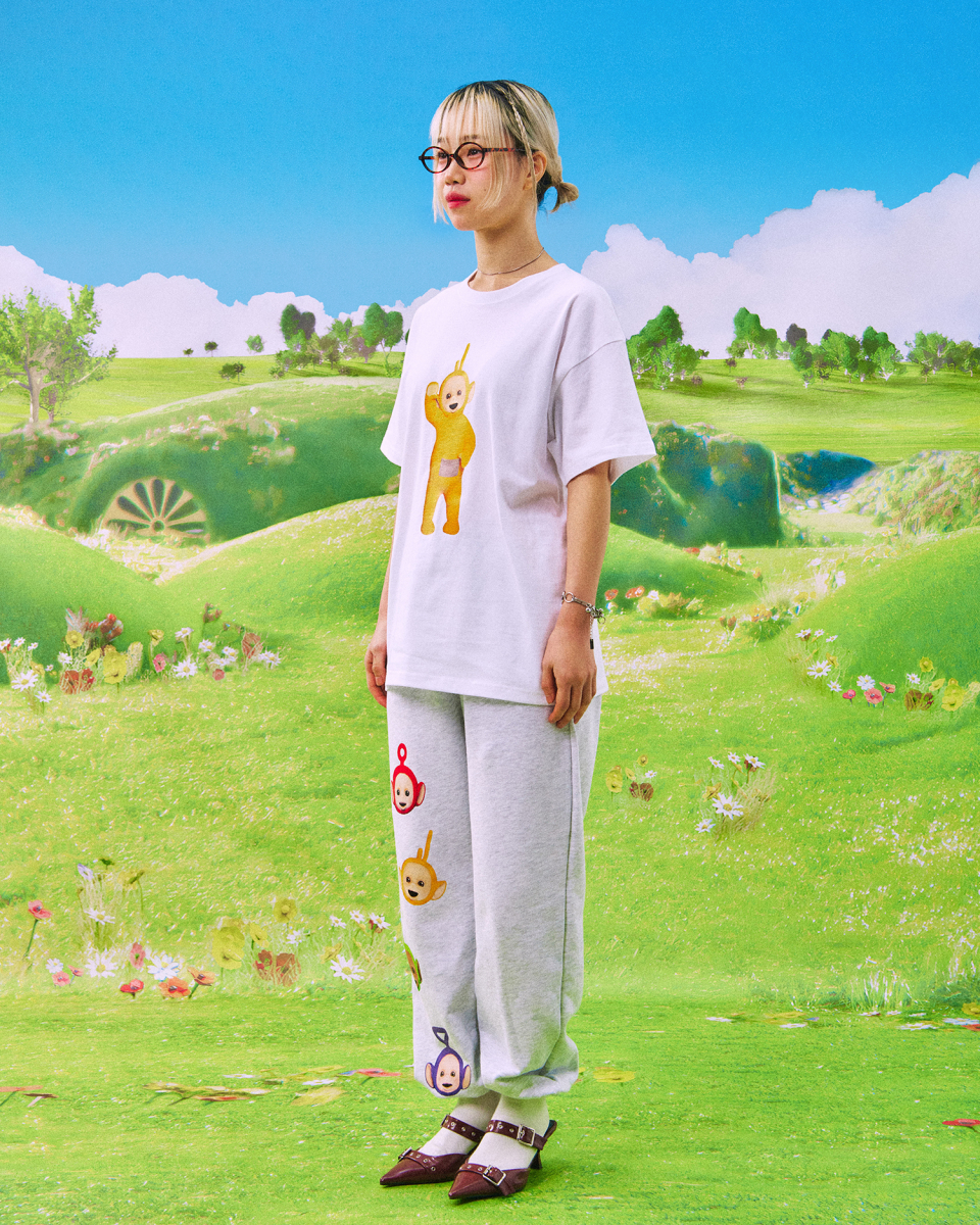 Tシャツ・カットソー LAUGHER Teletubbies Motion Nana T-Shirt White TE33 MUSINSA | LAUGHER [Teletubbies] Motion Nana T-shirt - White