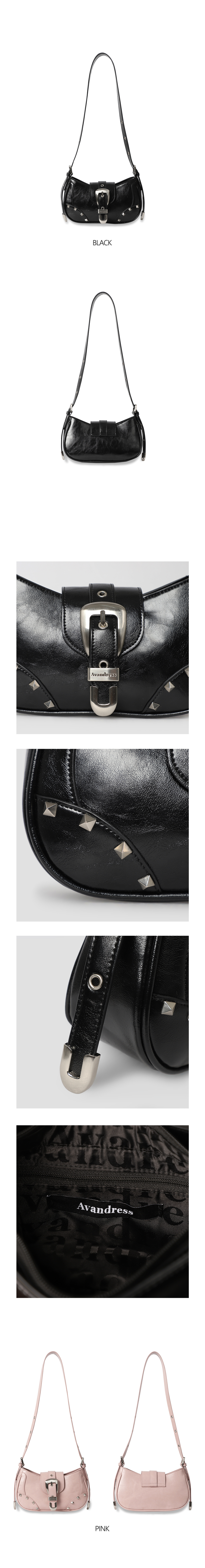 【AVANDRESS】Buckle Stud Bag★韓国人気★ MUSINSA | AVANDRESS Buckle Stud Bag - 2COL