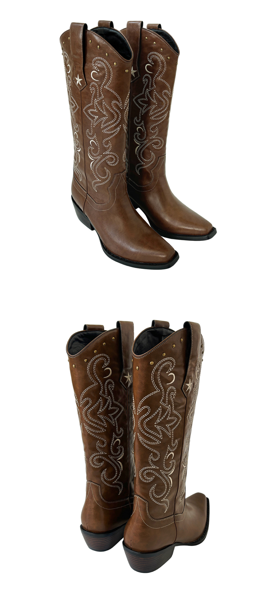 루루서울(LOULOUSEOUL) Hot! Chocolate Western Boots (Brown