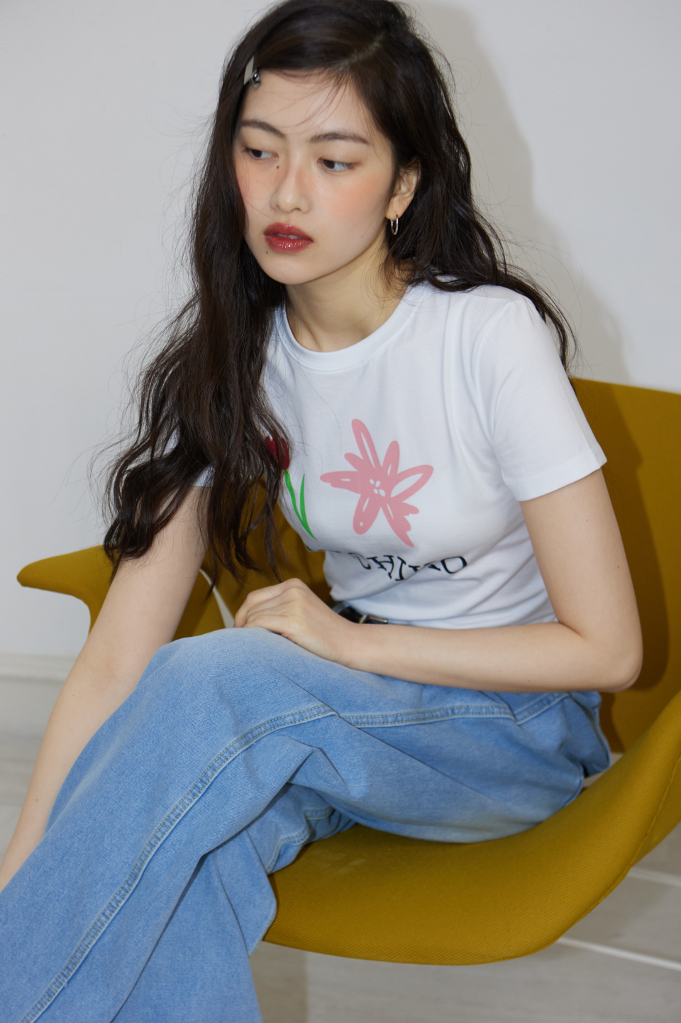＊韓国＊［MICHIKO LONDON］MICHIKO FLOWER CROP TOP 2C S,M Designer fashion, Seoul-fully created | W Concept