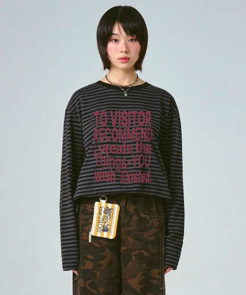 [UNISEX] Полосатый лонгслив VISITOR_3color