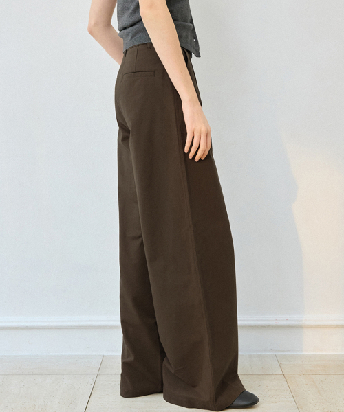 Широкие брюки чинос Dark Brown