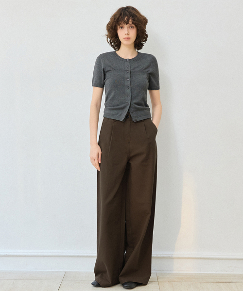 Широкие брюки чинос Dark Brown