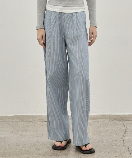 полоска Clean Waist Pants_2Color