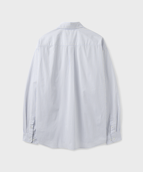 NOBLE STRIPE SHIRT [SKY BLUE]