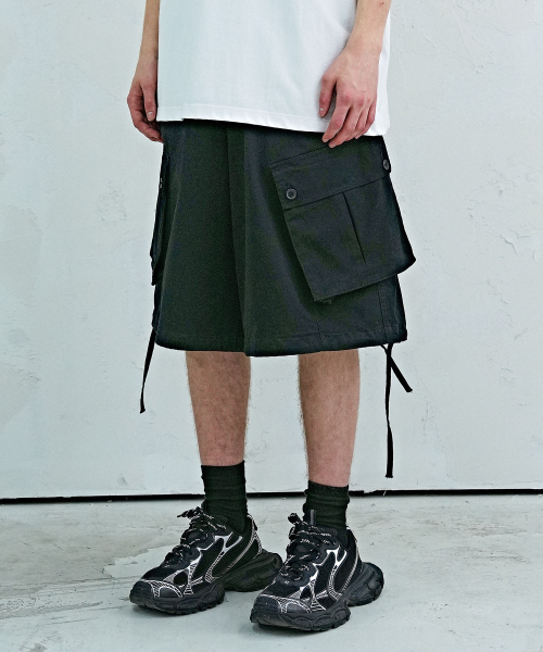 Matte Bermuda Cargo Shorts - 2COL