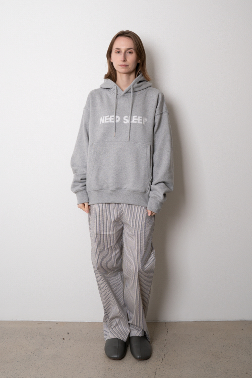 need sleep hoodie [melange grey]