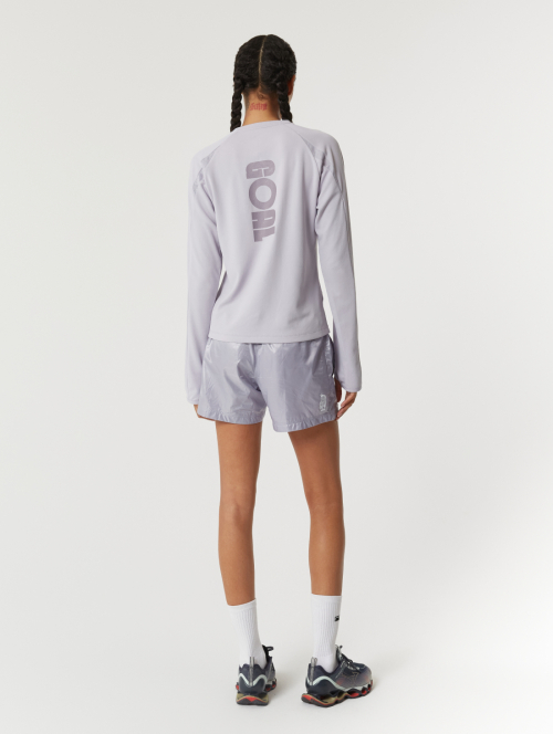 WS LONG SLEEVE QUARTER ZIP-UP-LAVENDER