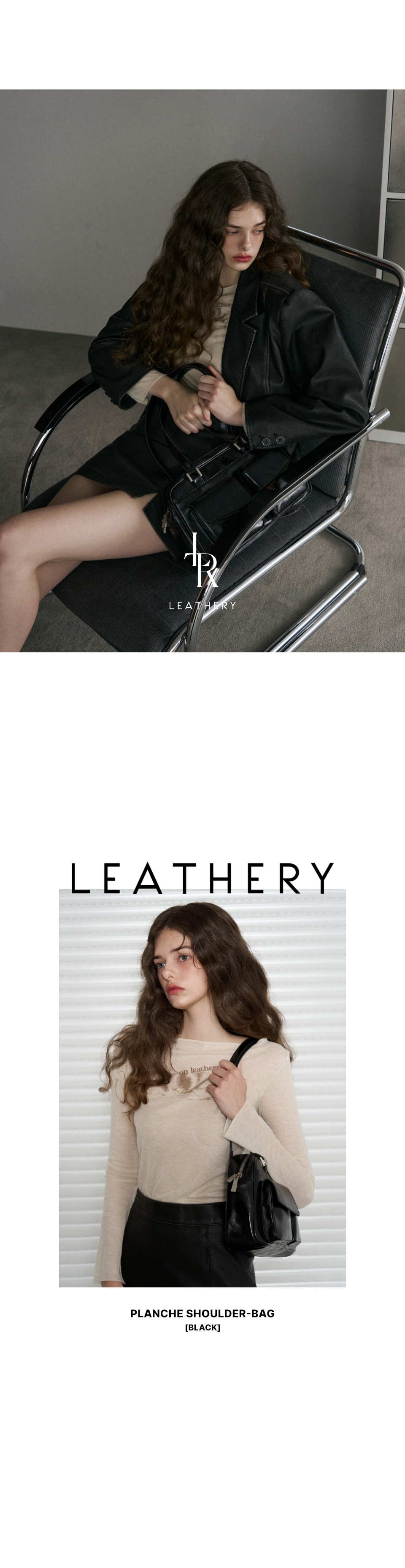 バッグ・カバンその他 [ LEATHERY ] Planche Shoulder MUSINSA | LEATHERY Planche Shoulder Bag [BLACK]