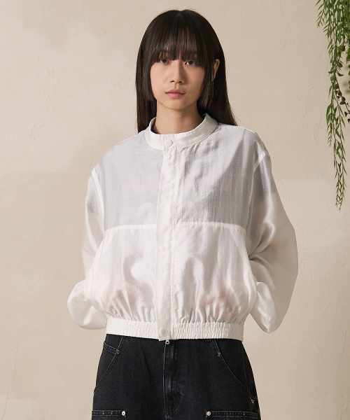Cloud Sheer Jacket Pink