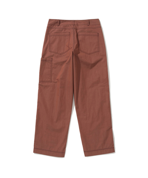 Board Work Pants with Patch Detail Red