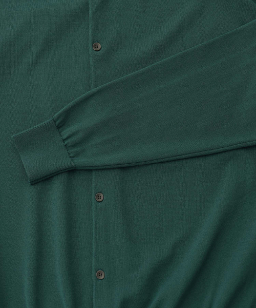 Basis Roundneck Cardigan (Forest)