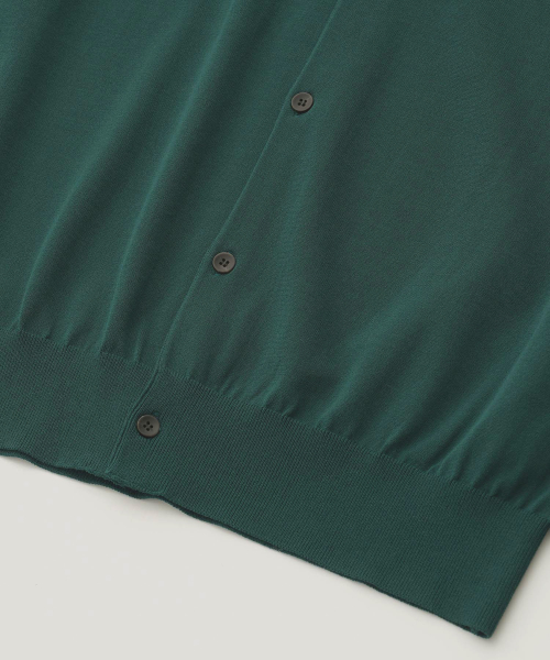 Basis Roundneck Cardigan (Forest)