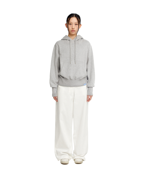 WOMEN CLASSIC WIDE - FIT DRAWSTRING PANTS - WHITE