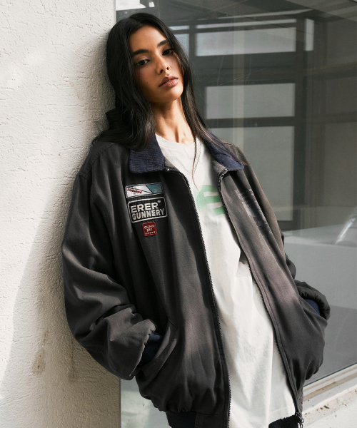 [UN] Mechanic Vintage Jacket Charcoal