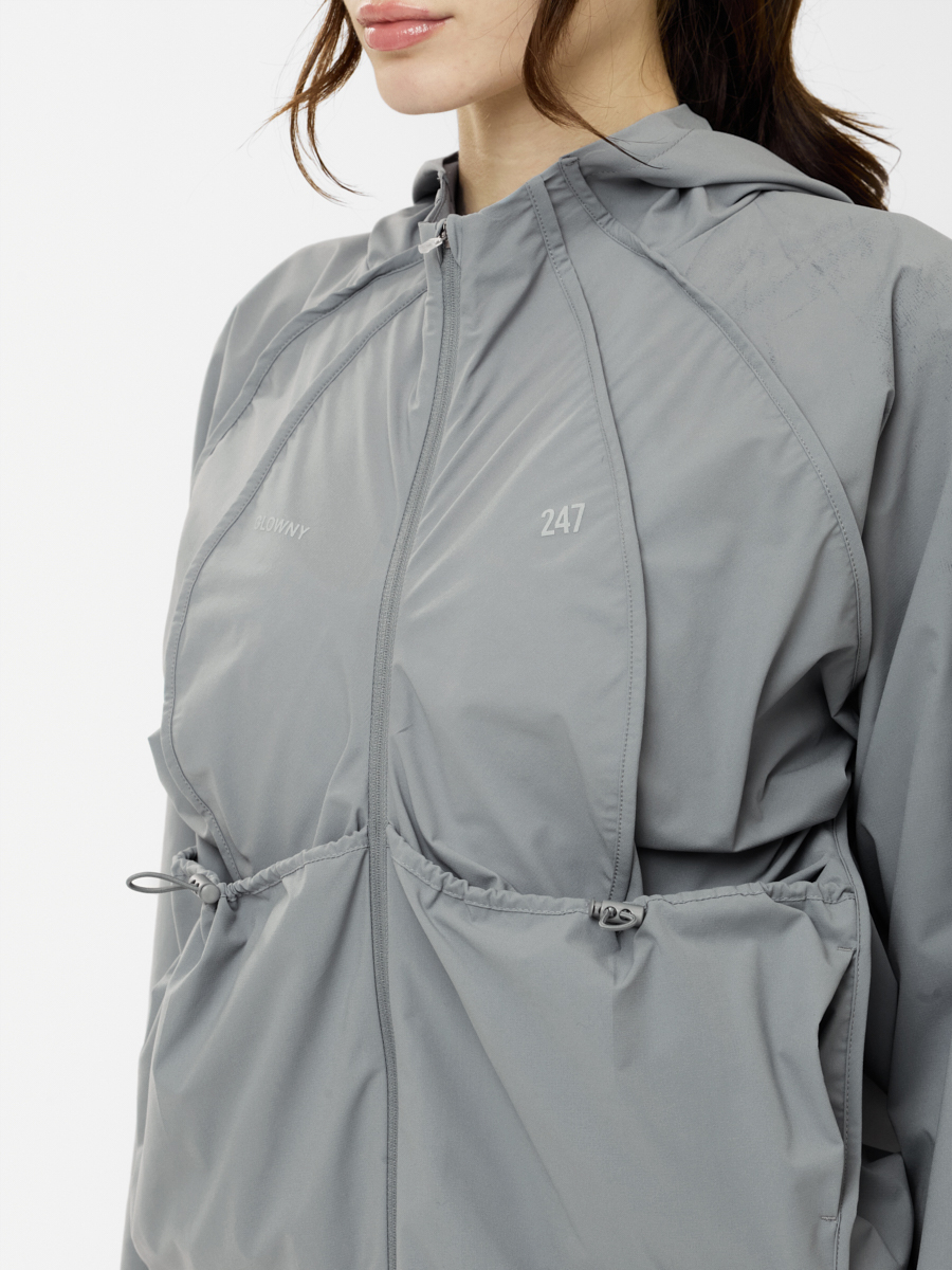 GLOWNY ♥ BREEZE RUN TRACK JACKET /追跡付 BREEZE RUN TRACK JACKET (BLACK) - GLOWNY